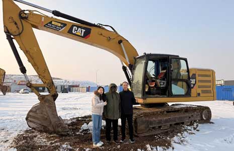 African Clients Test Second-Hand Excavators at Tianjin MATCH Machinery